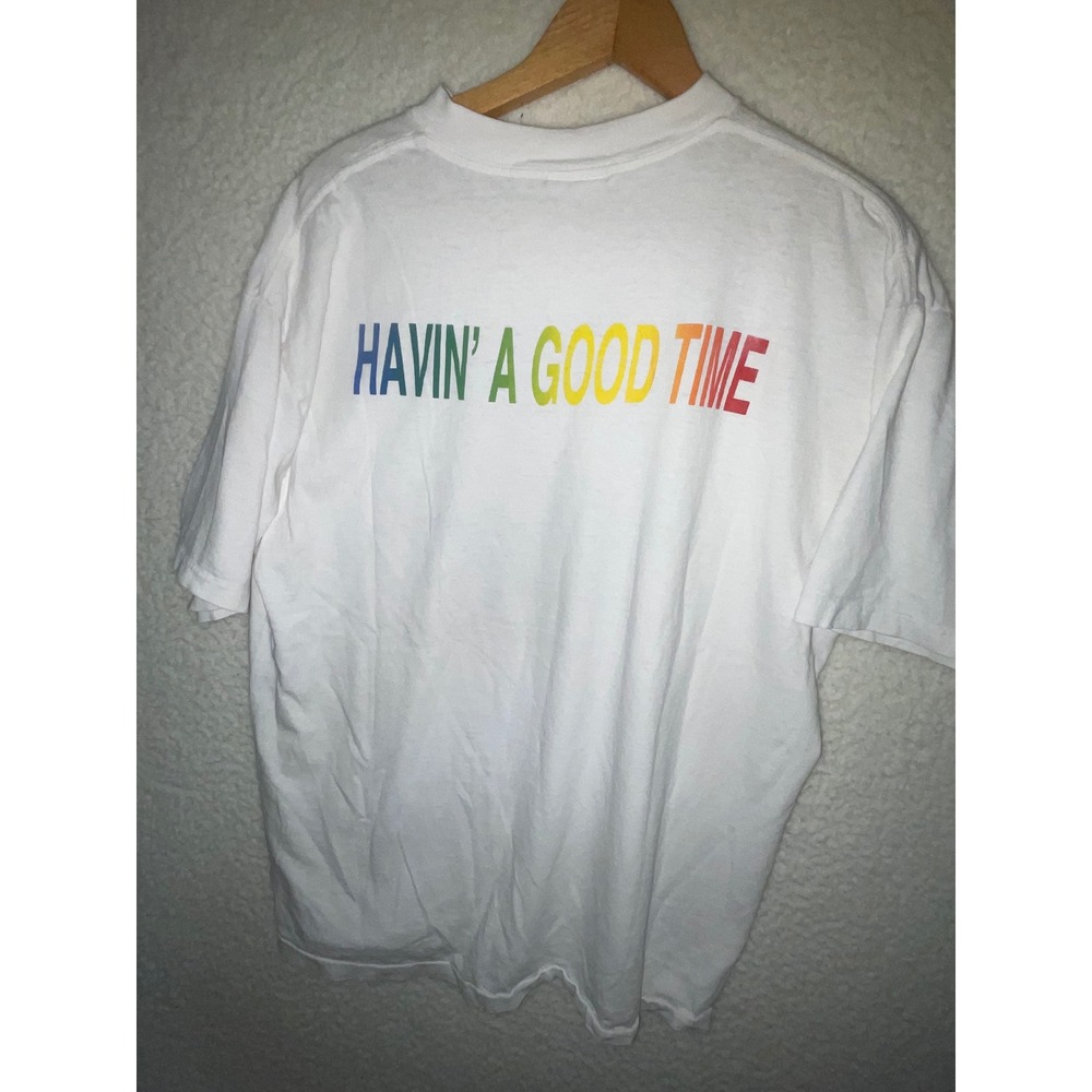 Vintage widespread panic Havin A Good Time Graphic Shirt White XL Made in USA - Picture 8 of 8